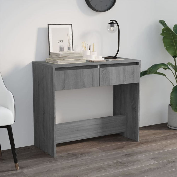 Console Table Grey Sonoma 89x41x76.5 Cm Engineered Wood
