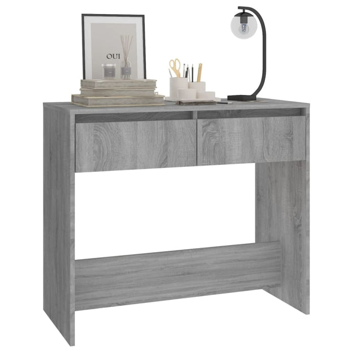 Console Table Grey Sonoma 89x41x76.5 Cm Engineered Wood