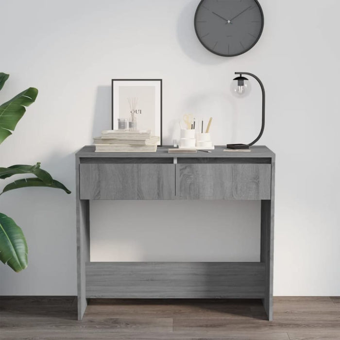 Console Table Grey Sonoma 89x41x76.5 Cm Engineered Wood