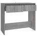 Console Table Grey Sonoma 89x41x76.5 Cm Engineered Wood