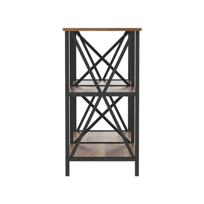 Console Table Hallway Sofa Entry Desk Retro Metal Display