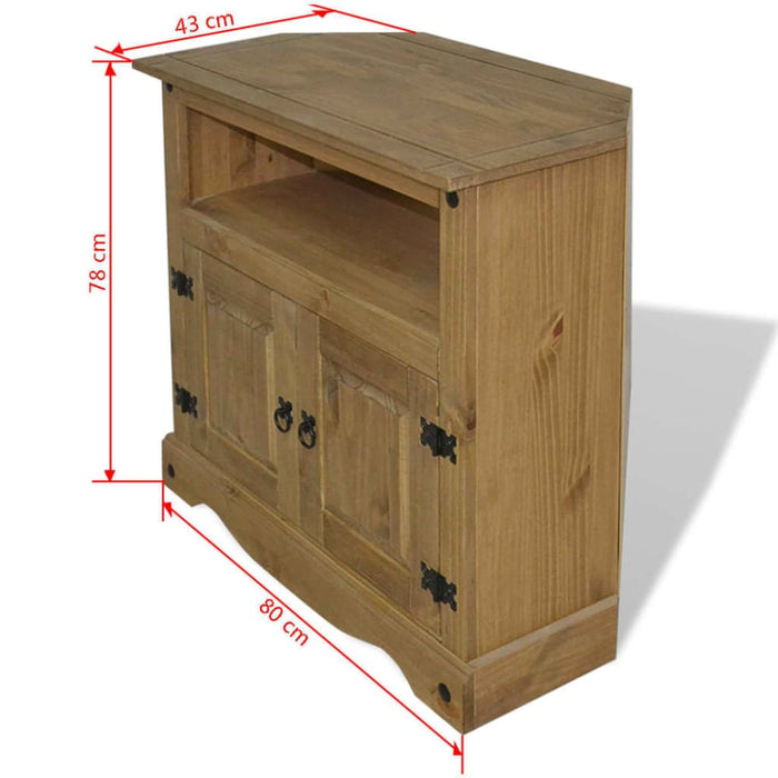 Console Table Mexican Pine Corona Range 80x43x78 Cm Xatitk
