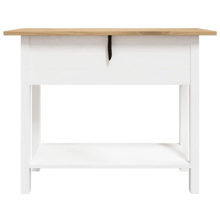 Console Table Mexican Pine Corona Range White 90x34.5x73 Cm