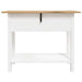 Console Table Mexican Pine Corona Range White 90x34.5x73 Cm