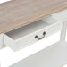 Console Table White 110x35x80 Cm Wood Xakkbo
