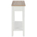 Console Table White 110x35x80 Cm Wood Xakkbo