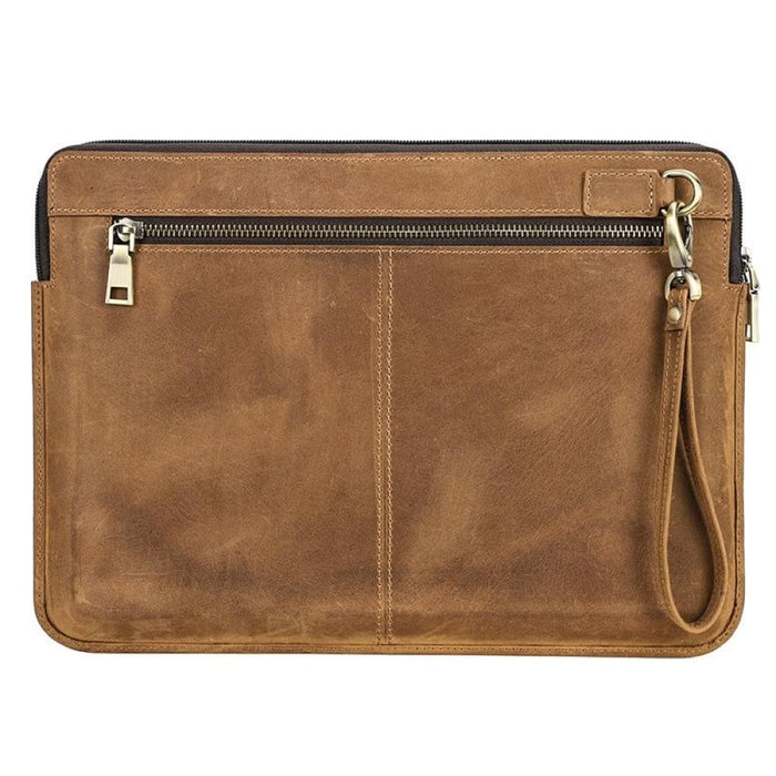 Contacts Family Leather Laptop Sleeve For Macbook Pro 14.2