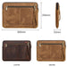 Contacts Family Leather Laptop Sleeve For Macbook Pro 14.2