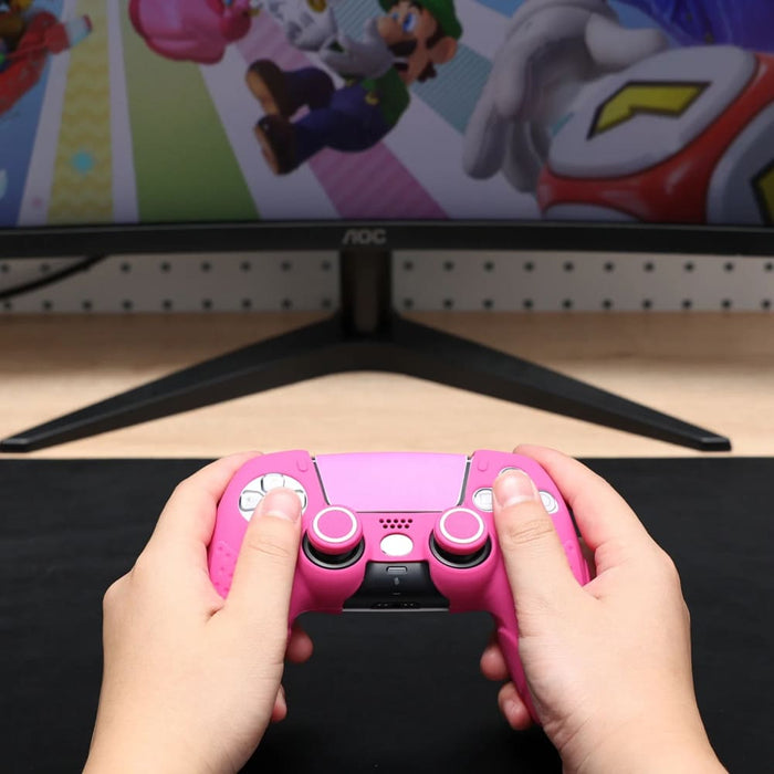 Controller Case Cover with Touch Pad Sticker Silicone