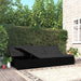 Convertible Sun Bed with Cushions Poly Rattan Black Toixao