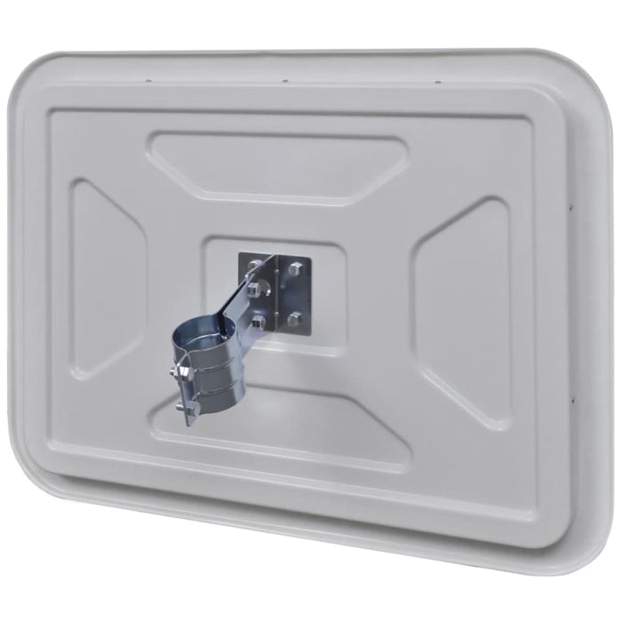 Convex Traffic Mirror Rectangle 60 x 80 Cm with Reflectors