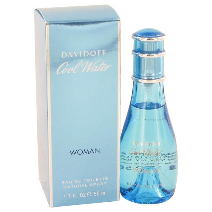 Cool Water Edt Spray by Davidoff for Women - 50 Ml