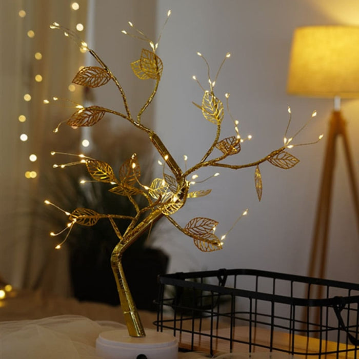 Led Copper Wire Night Light Tree Fairy Lights Homeation