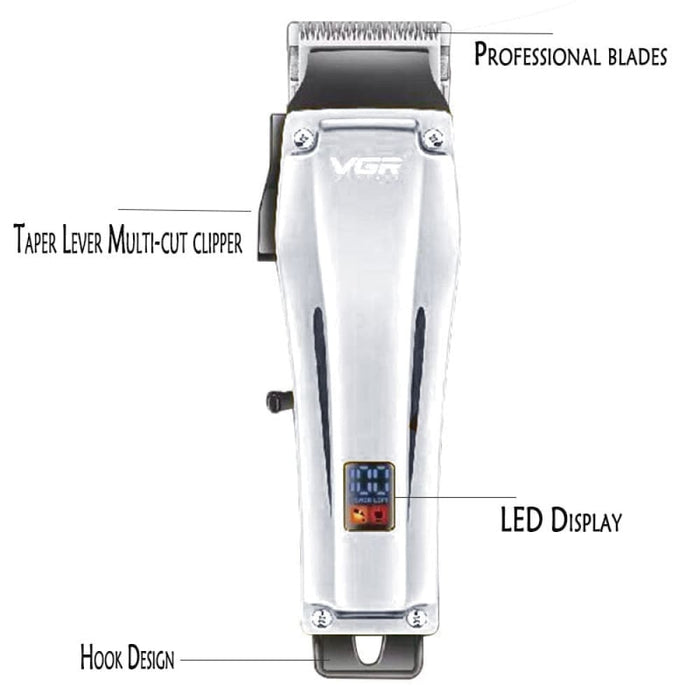 Cord/cordless Electric Rechargeable Adjustable Hair Trimmer