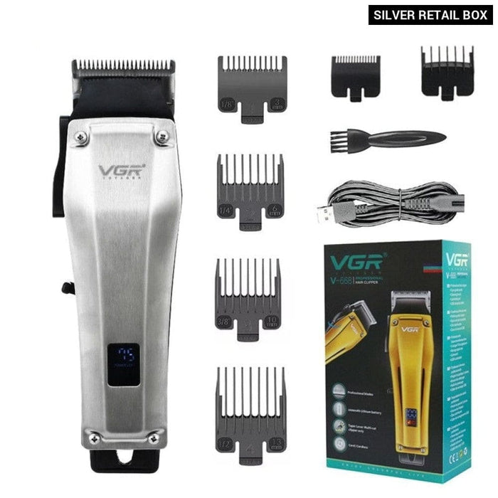 Cord/cordless Electric Rechargeable Adjustable Hair Trimmer