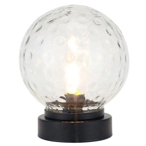 Cordless Battery Operated Glass Table Lamp With 6 - hours