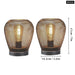 Cordless Battery Powered Hollow Cage Table Lamp for Home
