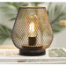 Cordless Battery Powered Hollow Cage Table Lamp for Home