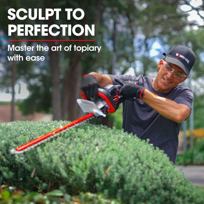 20v Cordless Electric Hedge Trimmer Shrub Cutter