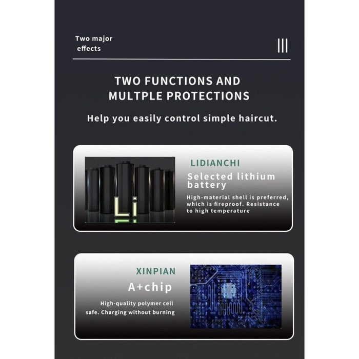 Cordless Hair Cutting Rechargeable Professional Trimmer