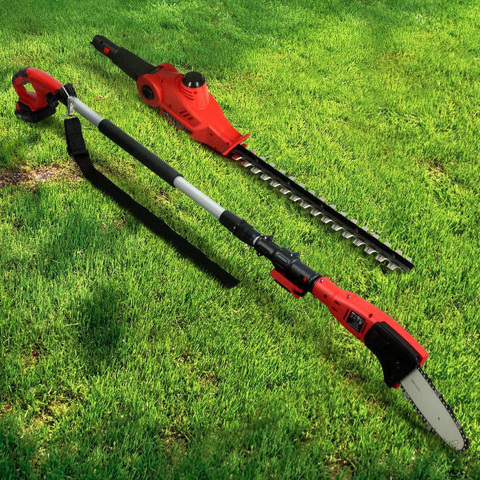 Cordless Pole Chainsaw Hedge Trimmer Saw 20v Electric