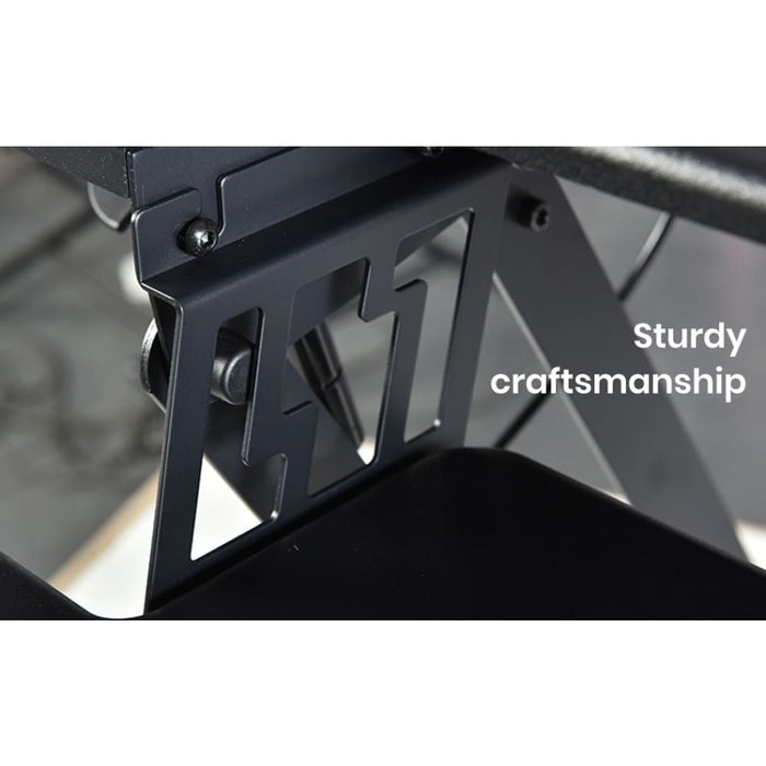 Corner Desk Riser 110cm Wide Adjustable Sit to Stand