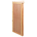 Corner Shelf 59x36x100 Cm Solid Oak Wood Xaibao