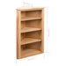 Corner Shelf 59x36x100 Cm Solid Oak Wood Xaibao