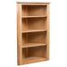 Corner Shelf 59x36x100 Cm Solid Oak Wood Xaibao