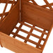 Corner Trellis Planter 40x40x150 Cm Solid Fir Wood Tolaoo