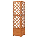 Corner Trellis Planter 40x40x150 Cm Solid Fir Wood Tolaoo