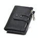 Cowhide Leather Crazy Horse Texture Rfid Blocking Wallet