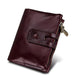 Cowhide Leather Crazy Horse Texture Rfid Blocking Wallet