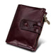 Cowhide Leather Crazy Horse Texture Rfid Blocking Wallet