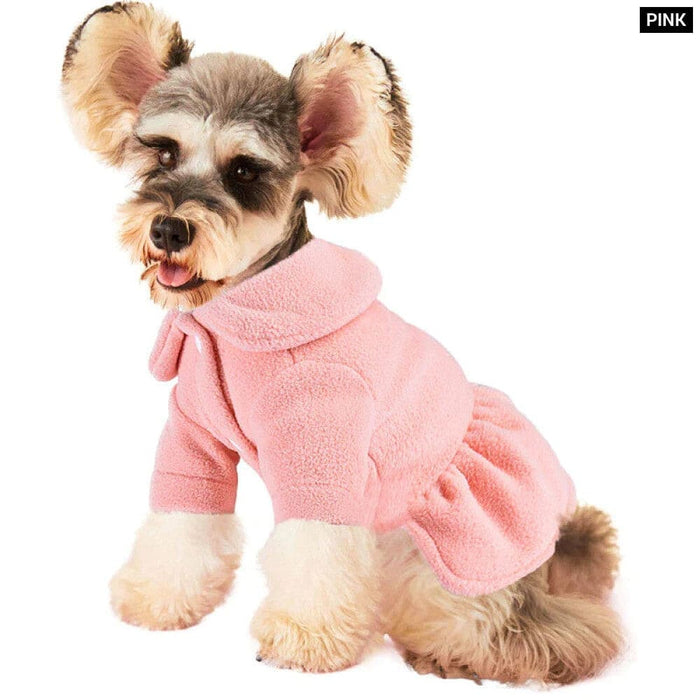 Cozy Dog Dress Fleece Sweater