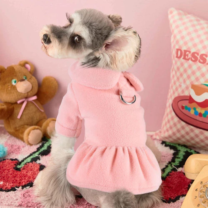 Cozy Dog Dress Fleece Sweater