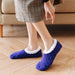 Cozy Non Slip Floor Socks For Women Plush Knit Coral Fleece