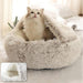 Cozy Round Pet Bed with Cover