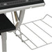 Craft Desk Black and Grey 110x53x(58-87) Cm Engineered Wood