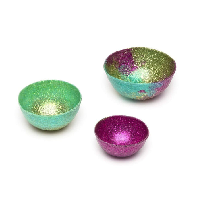 Craft - tastic Mini Glitter Bowls Kit
