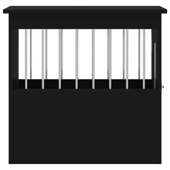 Dog Crate Furniture Black 45x62x59 Cm Engineered Wood Ntntob