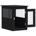Dog Crate Furniture Black 45x62x59 Cm Engineered Wood Ntntob