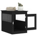 Dog Crate Furniture Black 55x75x65 Cm Engineered Wood Ntntoi