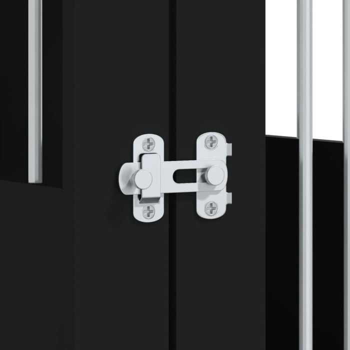 Dog Crate Furniture Black 55x80x68 Cm Engineered Wood Ntntxa