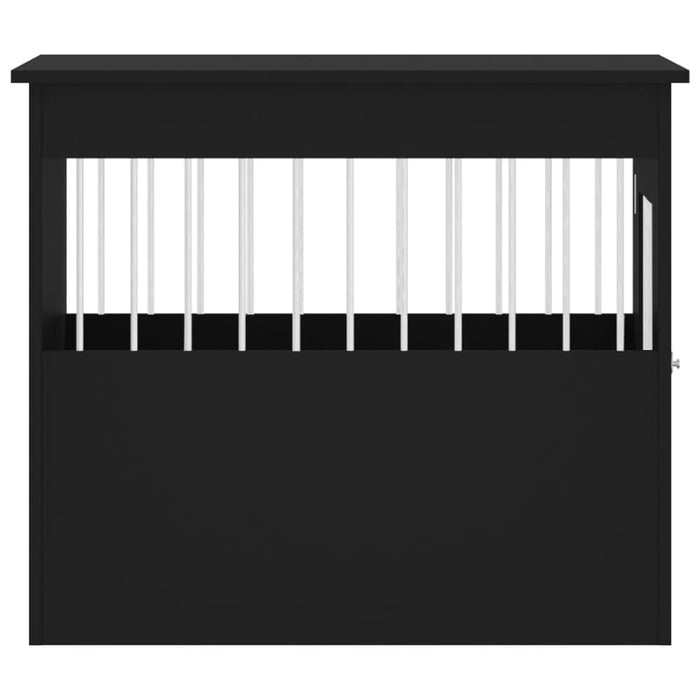 Dog Crate Furniture Black 55x80x68 Cm Engineered Wood Ntntxa