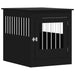 Dog Crate Furniture Black 64.5x80x71 Cm Engineered Wood