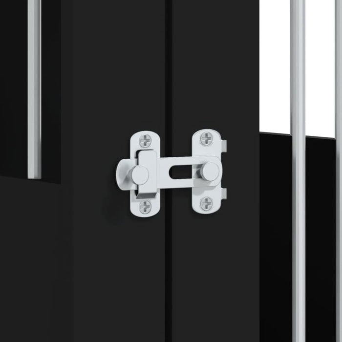 Dog Crate Furniture Black 64.5x80x71 Cm Engineered Wood