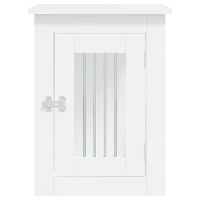 Dog Crate Furniture White 45x62x59 Cm Engineered Wood Ntntbk