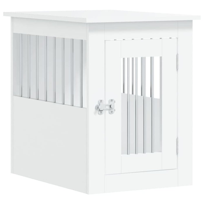 Dog Crate Furniture White 45x62x59 Cm Engineered Wood Ntntbk