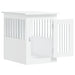 Dog Crate Furniture White 45x62x59 Cm Engineered Wood Ntntbk